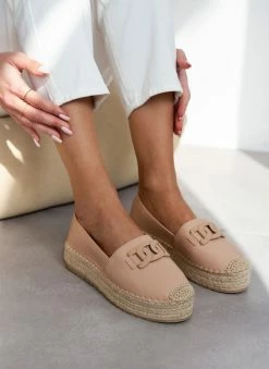 Αγορά 🎉 Συμφωνίες ✨ The Fashion Project Εσπαντρίγιες με ματ διακοσμητικό - Πούρο 🔥 ⌛