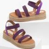 Ολοκαίνουργιο 🛒 Αγορά 😉 Estil Flatforms με λάστιχο - Μωβ 🔔 😉