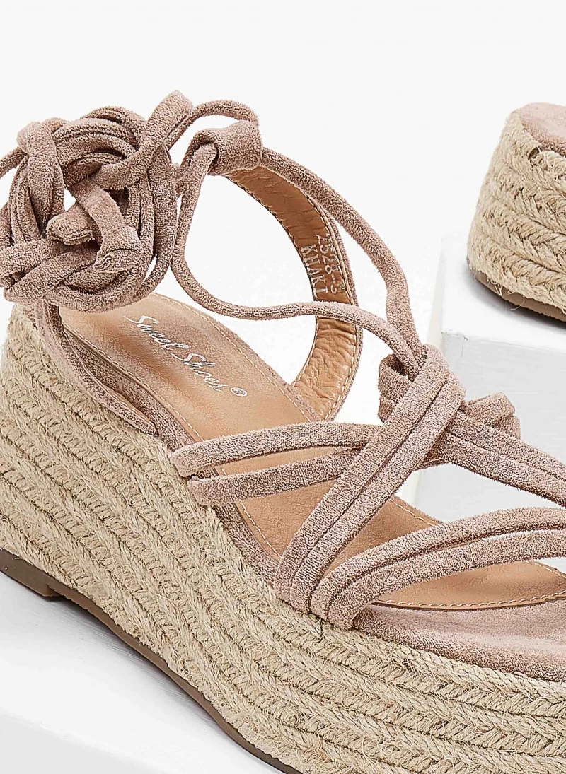 Κουπόνι 💯 Πολύ καλή προσφορά ✨ The Fashion Project Flatforms με Lace Up δέσιμο - Πούρο ⭐ 🎁 - Image 4