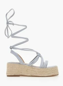 Προώθηση 💯 Πολύ καλή προσφορά ❤️ The Fashion Project Flatforms με Lace Up δέσιμο - Γαλάζιο 👍 🔔