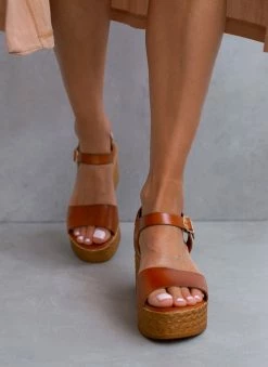 Πολύ καλή προσφορά 👏 Τοπ 10 😉 Πλατφόρμες δερμάτινες TFP - Ταμπά 🛒 😍