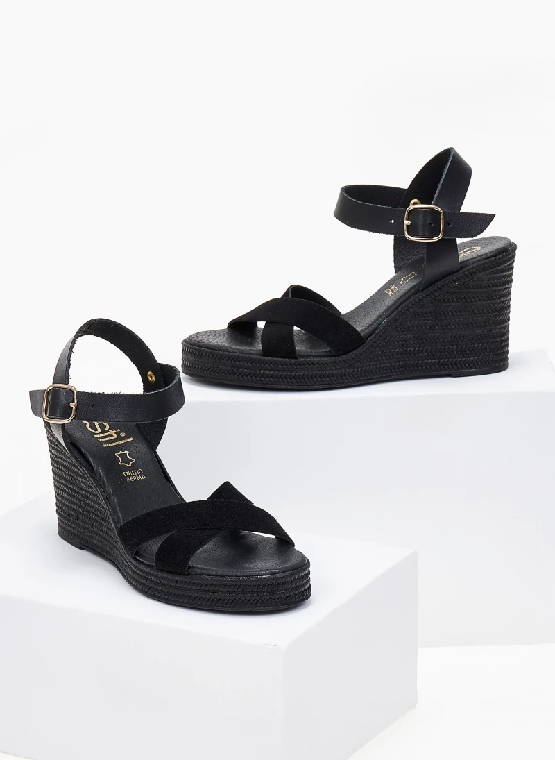 Εκπτωση 👏 Τοπ 10 🔥 Πλατφόρμες Estil καστόρινες - Μαύρο ⭐ ✨ - Image 3