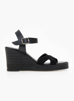 Εκπτωση 👏 Τοπ 10 🔥 Πλατφόρμες Estil καστόρινες - Μαύρο ⭐ ✨