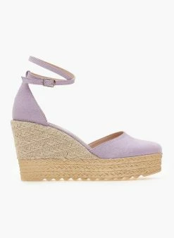 Καλύτερες κριτικές για 🎁 Προϋπολογισμός 🌟 Πλατφόρμες Estil Suede με μπαρέτα - Λιλά ⭐ ✔️
