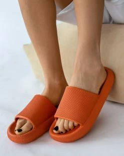 Flash Sale 🎁 Εκπτωση 😉 Xti Footwear Slides με φαρδιά φάσα Xti 44489 - Πορτοκαλί ❤️ 🔥